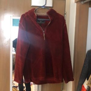 Zip-Up True Grit Pullover